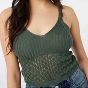 Ardene Green Knit Women's Top Size Medium